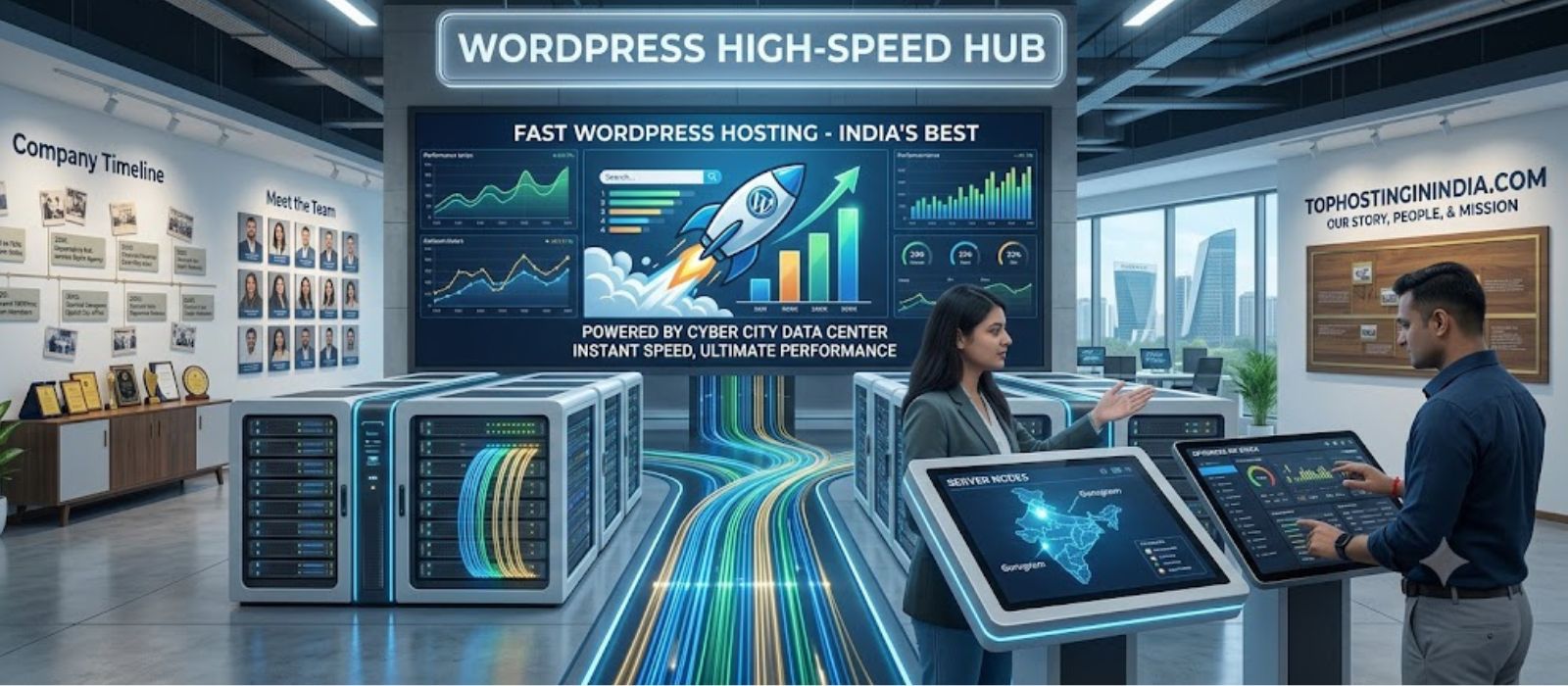 Fast WordPress hosting background